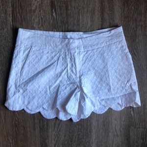 White dress shorts